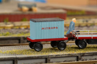 Auhagen TT 43675 Elektrokarren mit Anhänger Mitropa
