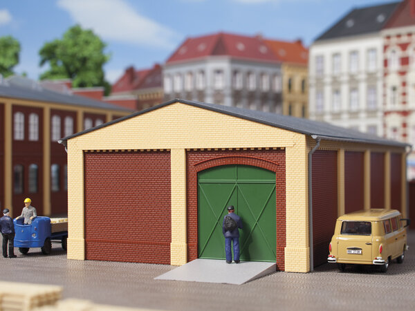 Auhagen H0 80407 Giebel und Ecksäulen kurz gelb