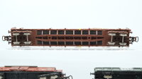 Lima H0 Rungenwagen "Baumstämme" Planwagen Gedeckter Güterwagen mit Bremserhaus Hochbordwagen SNCF