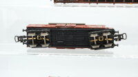 Lima H0 Rungenwagen "Baumstämme" Planwagen Gedeckter Güterwagen mit Bremserhaus Hochbordwagen SNCF