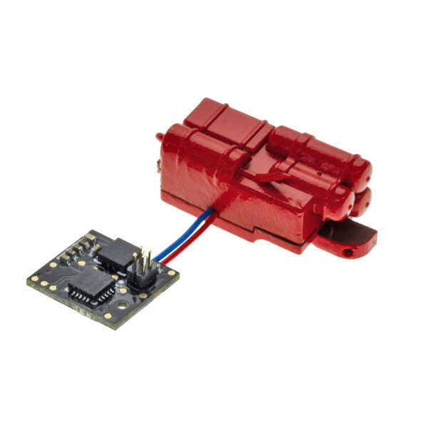Viessmann H0 8451 Nachrüst-Set Sound für MB Rundhauber, rot