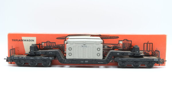 Märklin H0 4617 Tiefladewagen mit Transformator  SST 53  St 52 der DB