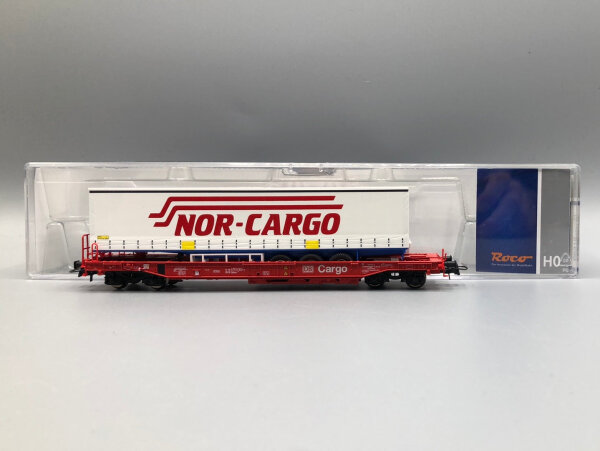 Roco H0 66978 Taschenwagen "Nor-Cargo" Sdkms DB (17004179)