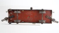 Märklin Spur 0 Konvolut Kesselwagen 1854 Shell Kesselwagen 17740 Leuna Niederbordwagen 17720 mit Cirkuswagen und Löwe