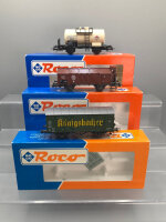 Roco H0 Konvolut 48040/46277/46003 Güterwagen (17004745)