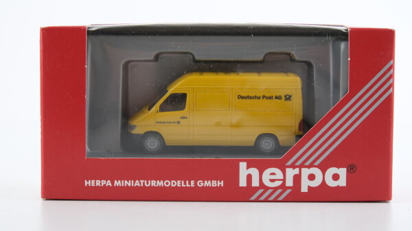 Herpa H0 042680 Mercedes-Benz Sprinter Deutsche Post AG gelb