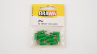 Brawa 3053 10 Stecker rund, grün