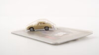Schuco H0 Porsche 356 A beige mit Blechschild