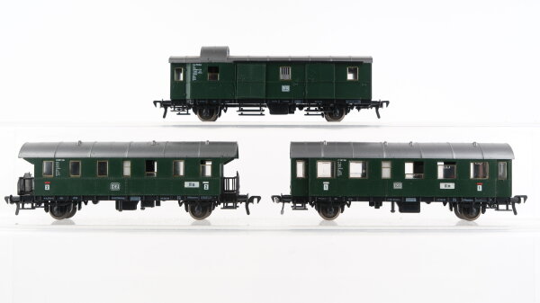 Fleischmann H0 Konvolut Personenwagen Packwagen DB
