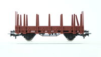 Märklin H0 Konvolut Niederbordwagen mit Baumaschienen Niederbordwagen Rungenwagen Niederbordwagen mit Plane DB