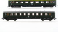 Liliput H0 Konvolut Abteilwagen 1 Kl. 1./2.Kl. 2.Kl. grün DB