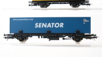 Roco H0 Konvolut Containertragewagen "Senator Deutsche Post" Kühlwagen Schotterwagen DB/ÖBB