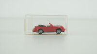 Wiking H0 16514 Porsche Carrera 4 Cabriolet rot