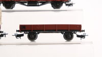 Märklin H0 Konvolut Niederbordwagen Niederbordwagen mit Plane DB