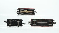 Märklin H0 Konvolut Offener Güterwagen mit Zugschlußlicht Gedeckter Güterwagen Kesselwagen "TAR" FS/Länderbahn
