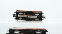 Märklin H0 Konvolut Kesselwagen "Esso" Gedeckter Güterwagen mit Zugschluß Gedeckter Güterwagen mit Bremserhaus und Zugschluß (320) DB/Länderbahn