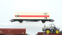 Lima H0 Konvolut Containertragewagen "DB" Kühlwagen "Carlsberg" Hochbordwagen Niederbordwagen mit Schaufelradlader DB/FS/DSB