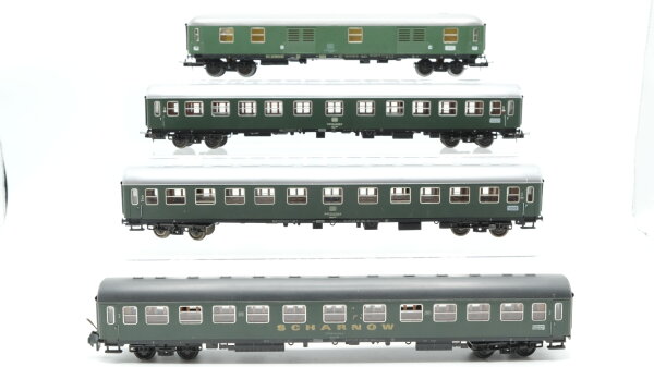 Unbekannt H0 Konvolut Abteilwagen "Scharnow" Abteilwagen Packwagen DB