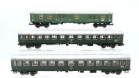 Unbekannt H0 Konvolut Abteilwagen "Scharnow" Abteilwagen Packwagen DB