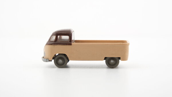 Siku Plastik V15 VW Pritschenwagen Bus Bulli T1 beige/braun