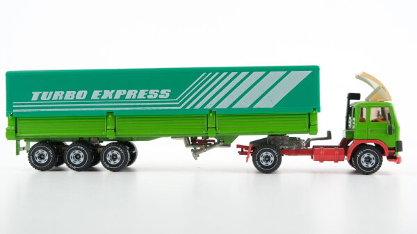 Siku Volvo LKW mit Planenauflieger "Turbo Express"