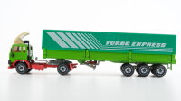 Siku Volvo LKW mit Planenauflieger "Turbo Express"