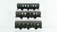 Fleischmann/u.a. H0 Konvolut Personenwagen Packwagen DB