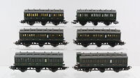 Märklin H0 Konvolut Abteilwagen 3achsig  Abteilwagen mit Bremserhaus 3achsig Länderbahn