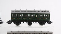 Märklin H0 Konvolut Abteilwagen 3achsig  Abteilwagen mit Bremserhaus 3achsig Länderbahn