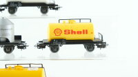 Märklin H0 Konvolut Kesselwagen "Esso Shell" Silowagen "Braunkohlenstaub" DB