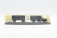 Brekina H0 7230 MAN Hängerzug Pritsche/Plane...