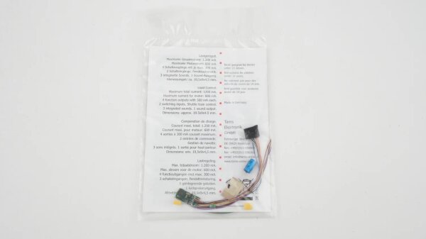 tams elektronik 41-03312-01 LD-G-31 plus Lokdecoder für Gleichstrommotoren mit NEM 652 Stecker