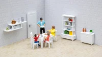 NOCH H0 16284 Figuren-Themenwelt "Esszimmer"