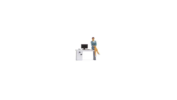 NOCH H0 16517 Tiny-Scenes „Im Büro”