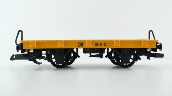 LGB G Flachwagen "99-04-23" gelb DR