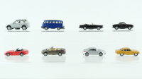 Schuco H0 Konvolut 8 Autos sortiert Metall
