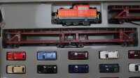 Märklin H0 2663 Autotransport-Zug aus dem Volkswagenwerk der DB Wechselstrom Digital (nicht vollständig)