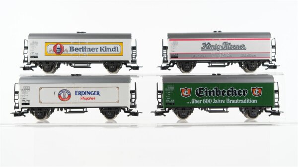 Sowa H0 Konvolut Kühlwagen "Königs-Pilsener, Erdinger, Einbecker, Berliner Kindl" DB