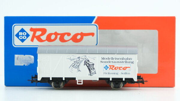 Roco H0 gedeckter Güterwagen "Modelleisenbahn Sonderaustellung"