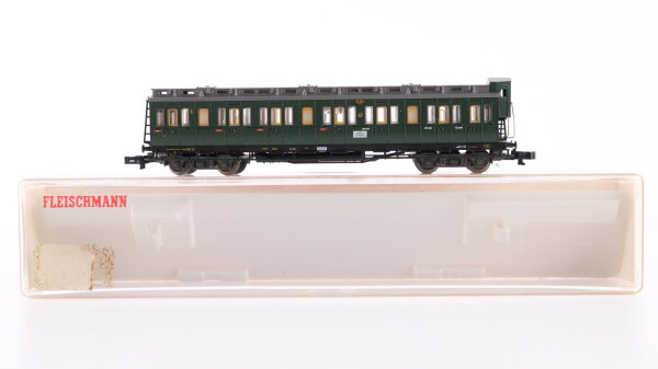 Fleischmann N 8085 Abteilwagen 2. Kl mit Bremserhaus B4 Pr04 DRG