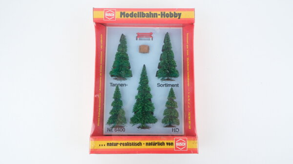 Busch H0 6400 Tannen-Sortiment