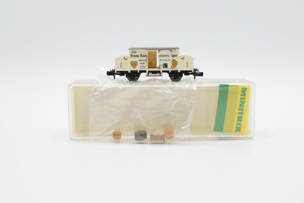 Minitrix N 13802K Colonialwarenwagen Franz Kathreiners K.Bay.Sts.B.