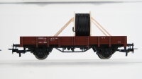 Märklin H0 Konvolut Niederbordwagen mit Ladung "Kabeltrommel" Rungenwagen DB/u.a.