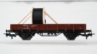 Märklin H0 Konvolut Niederbordwagen mit Ladung "Kabeltrommel" Rungenwagen DB/u.a.