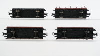 Märklin H0 Konvolut Niederbordwagen mit Ladung "Kabeltrommel" Rungenwagen DB/u.a.