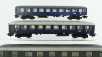 Märklin H0 Konvolut Personenwagen 1.Kl. blau Personenwagen 2.Kl. grün Packwagen grün DB