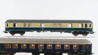 Lima H0 Konvolut Personenwagen 1.Kl. blau Personenwagen 2.Kl. grün Personenwagen "TEE" 1.Kl. beige-rot Packwagen beige-oceanblau DB