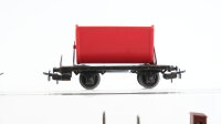 Märklin H0 Konvolut Hochbordwagen "311" Niederbordwagen mit Bremserhaus Drehschemelwagen mit Bremserhaus Kipploren Weinfasswagen Länderbahn (1 Puffer fehlt)