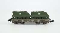 Roco N 928 Schwerlastwagen mit Panzern DB