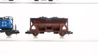 Roco N Konvolut Güterwagen Selbstentladewagen Kohlefüll., Talbot Schotterwagen Kohlefüll., Kesselwagen ARAL
